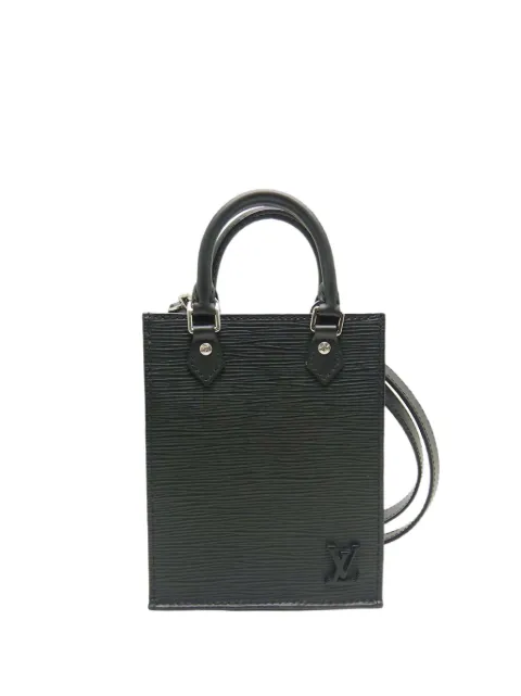 Louis Vuitton Pre-Owned 2021-2026 Epi Petit Sac Plat satchel Black 919IYXFFERJ2VVOK