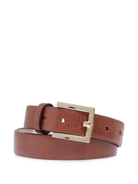The Bridge buckle-fastening leather belt Brown 03245401