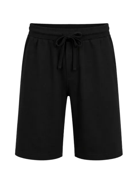 Iceberg logo-patch drawstring shorts Black 26EJ1P0D08163299000