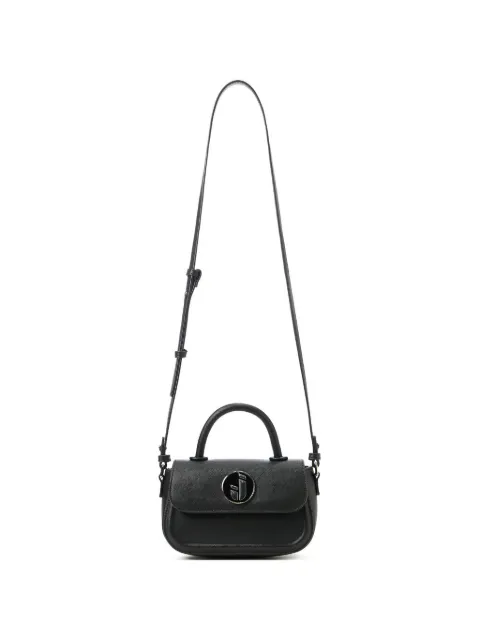 Iceberg logo-plaque cross-body bag Black 26EK2P1722869429000