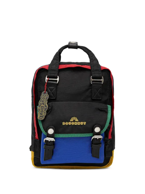 Doughnut mini Macaroon You-Niverse colour-block backpack Black D124YU