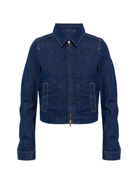 Diesel logo-patch denim jacket Blue A1578909Q09