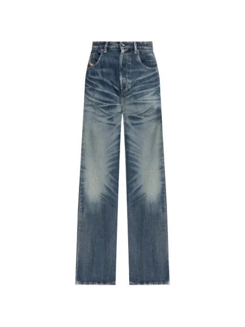 Diesel relaxed jeans low waist D-Rise Blue A0637009P55