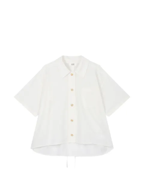 TOMBOY back-tie short-sleeve shirt White 9106221215