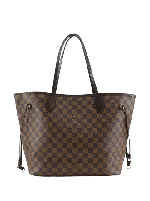 Louis Vuitton Pre-Owned 2012 Damier Ebene Neverfull MM tote bag Brown 1FZQXA0VILI4CJVP
