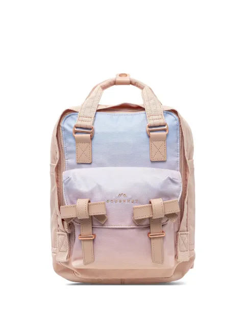 Doughnut mini Macaroon Sky x Ribbon gradient-effect bow-detail backpack Pink D124SRB