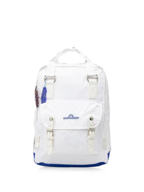 Doughnut large buckle-strap backpack White D011YU0001