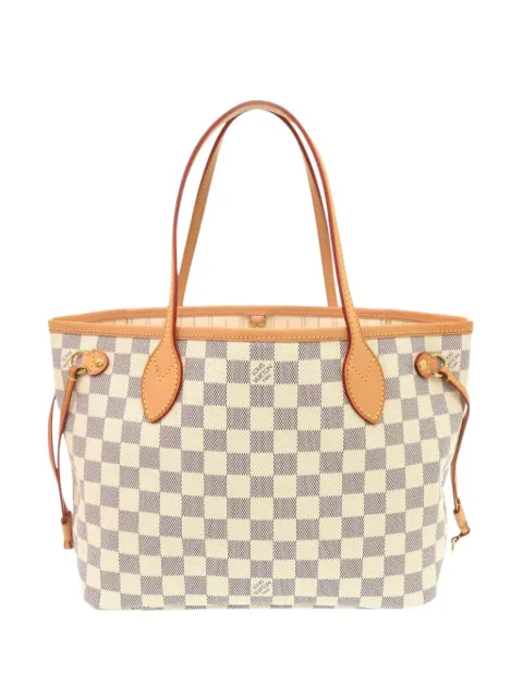 Louis Vuitton Pre-Owned 2012 Damier Azur Neverfull PM tote bag White 2H5H672IE1KAPZS2