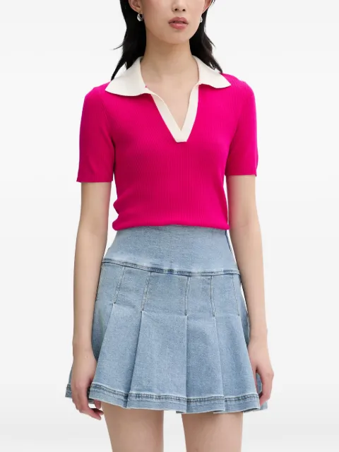 FROM FUTURE ribbed-knit T-shirt Pink WPP02875