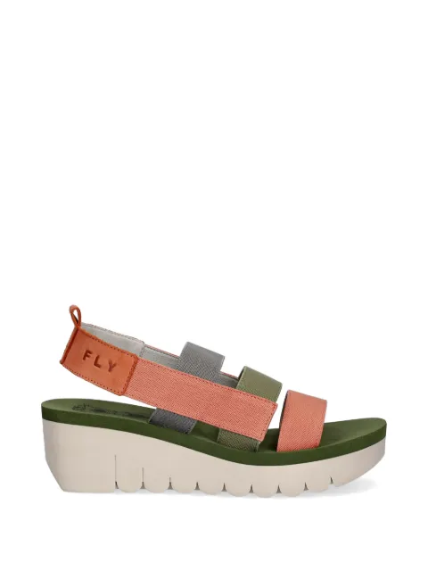 Fly London multi-strap wedge sandals Pink P144847009