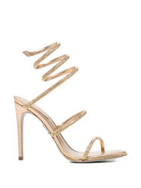 René Caovilla Cleo heeled sandals Gold C12538105RN01X141