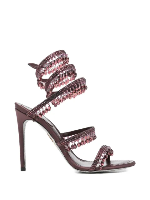 René Caovilla Chandelier crystal-embellished sandals Red C12535105R001Y432