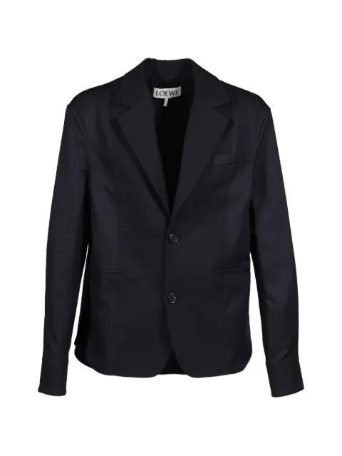LOEWE single-breasted jacket Blue H526Y03W