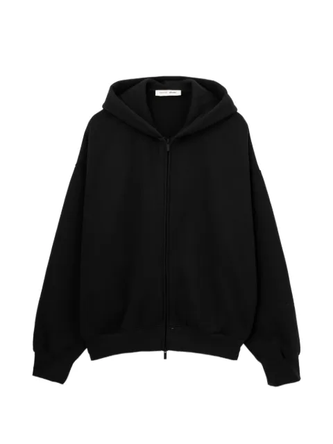 ESSENTIALS signature classic zip-up hoodie Black ESSSW66581FMRBKX00L