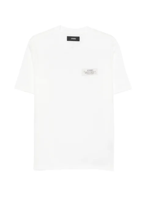 AMIRI logo-patch T-shirt Neutrals AMJYTE1198