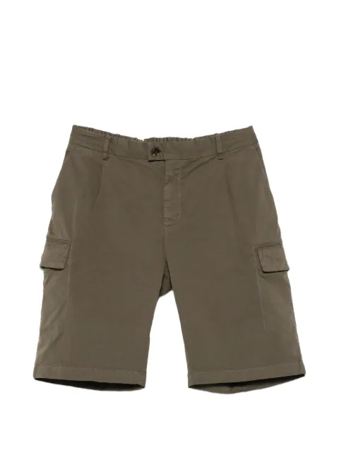 Alley Docks 963 cargo-pocket twill shorts Green AU26S66BEPA1601TWILL