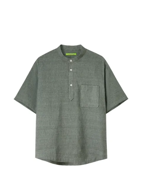 Shanghai Tang Tang short-sleeved polo shirt Green Z2MRB547OL