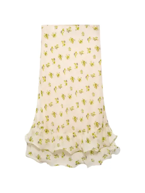 Dorothee Schumacher Airy Daydream midi skirt Neutrals 449105