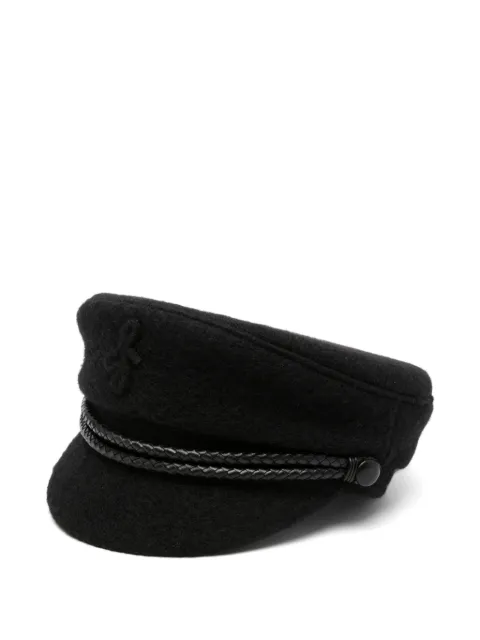 Ruslan Baginskiy monogram-embellished hat Black NBC033WPLSNRPFRB