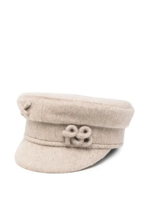 Ruslan Baginskiy logo-embroidered baker boy hat Neutrals KPC032WPFRB