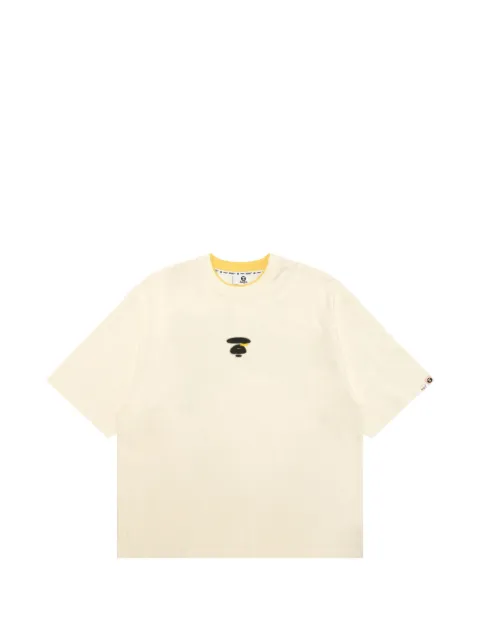 AAPE BY *A BATHING APE® logo-print cotton T-shirt White ATE1881XXQ