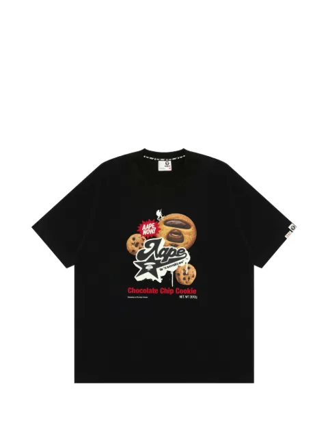 AAPE BY *A BATHING APE® graphic-print T-shirt Black ATE1886XXQ