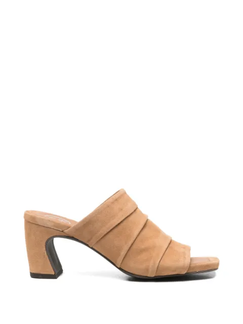 Ash Eva ruched open-toe sandals Neutrals EVA02
