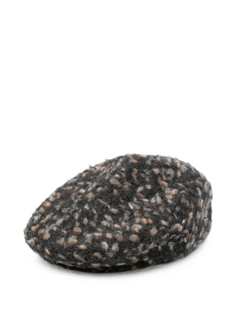 Ruslan Baginskiy Ivy bouclé hat Black IVC09WABUKFL