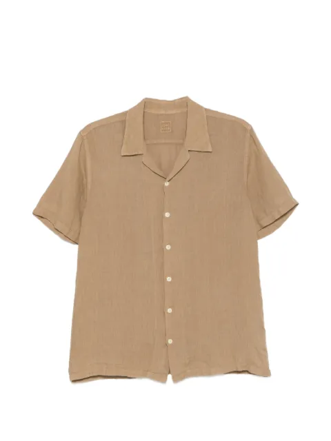 120% Lino short-sleeve camp-collar shirt Neutrals 33ALIM1PKD0000115000