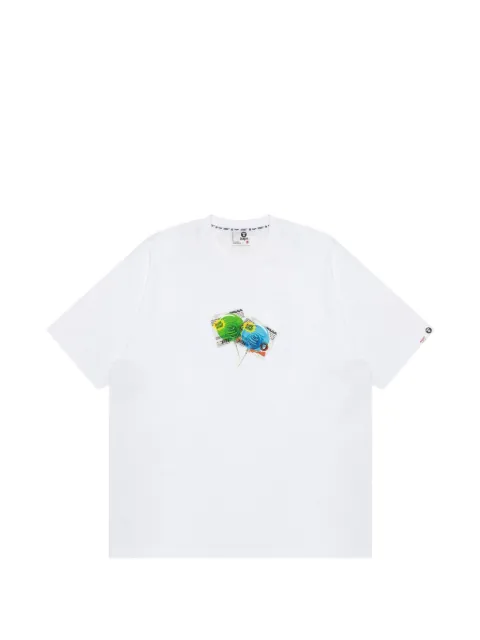AAPE BY *A BATHING APE® graphic-print T-shirt White ATE1885XXQ