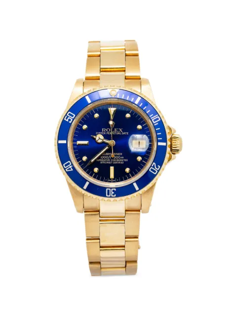 Rolex Submariner 40mm watch Blue 16808