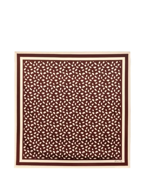 Johanna Ortiz Feline Spirit leopard-print scarf Brown AC03199