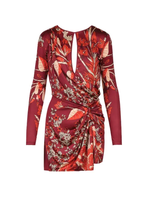 Johanna Ortiz Rainforest Canopy floral-print dress Red PT03873