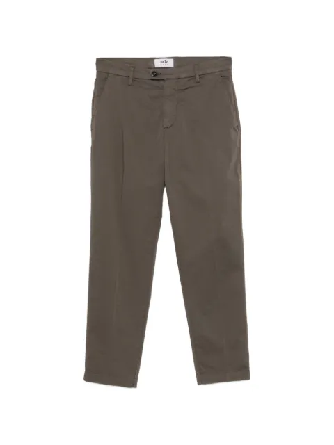 VELA SHOP button-fastening trousers Brown VESAR8323S26