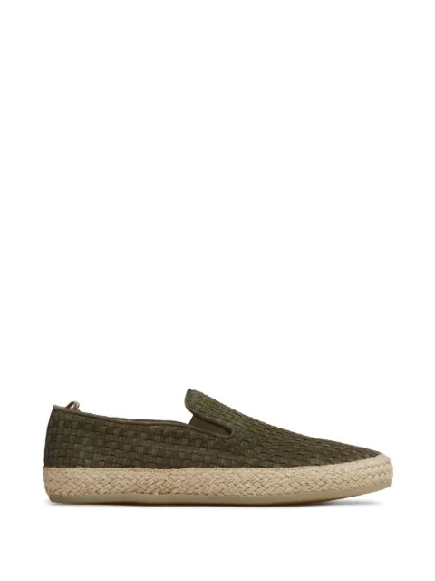 Officine Creative Bowline woven braided-midsole shoes Green OCUBOWL001COCO8