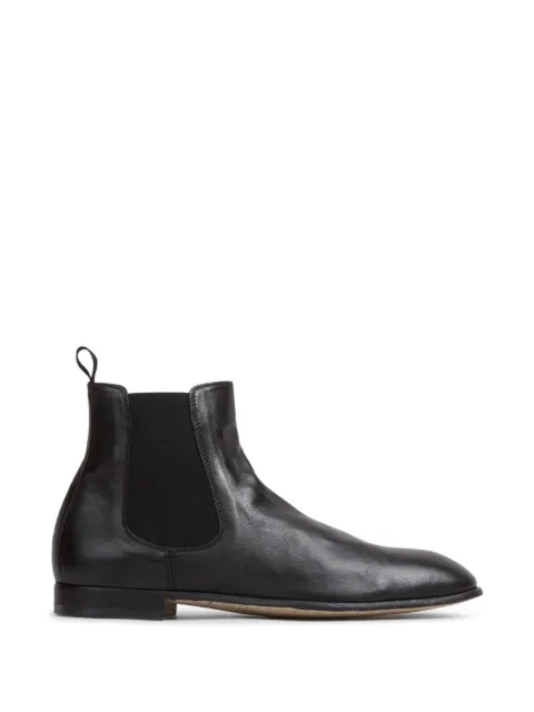 Officine Creative Solitude elasticated-side ankle boots Black OCUSOLI004HORLV1000