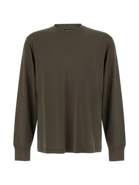 TOM FORD long-sleeve T-shirt Brown JCL006JMT012
