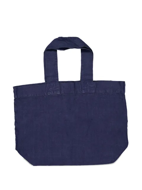 Charvet Editions Escapade linen tote bag Blue WSACGBA