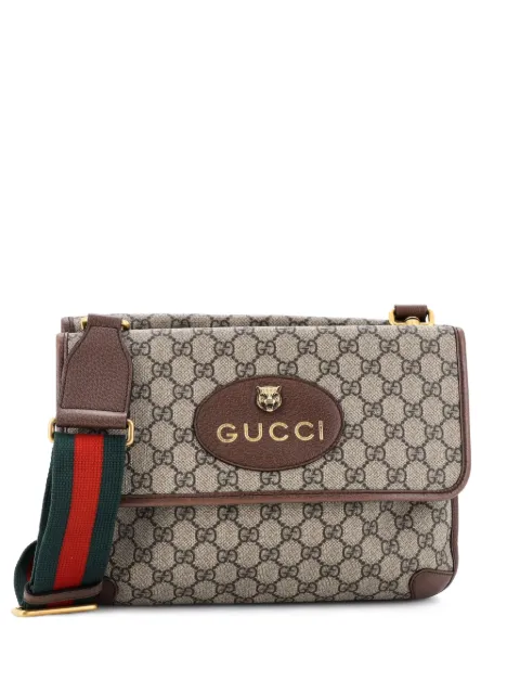 Gucci Pre-Owned Neo Vintage Flap Messenger GG Coated Canvas Medium crossbody bag Brown UE7UEB3SO6DZKKPO