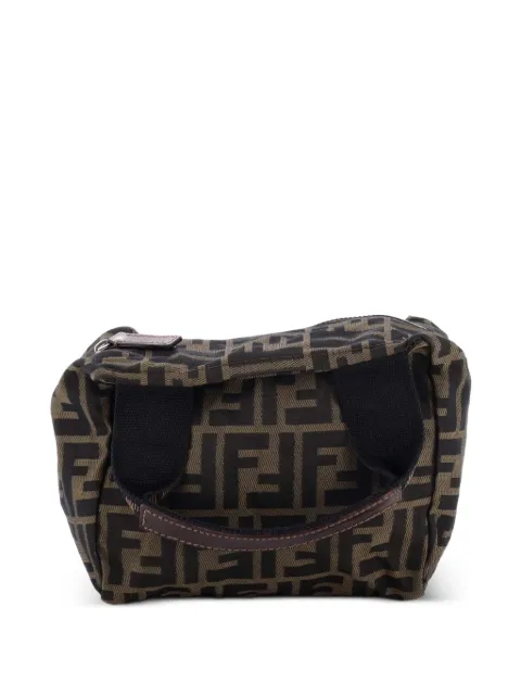 Fendi Pre-Owned Vintage 1925 Cosmetic Zucca Canvas Mini tote bag Brown CMP29FCJ0M80QQOC