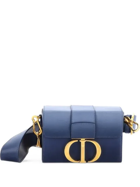Christian Dior Pre-Owned 30 Montaigne Box Bag Ombre Leather shoulder bag Blue 0XLHAJORAGMB9LDM