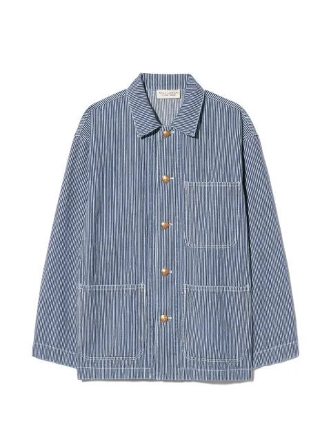 Nili Lotan Franklin striped denim jacket Blue 13540W1981