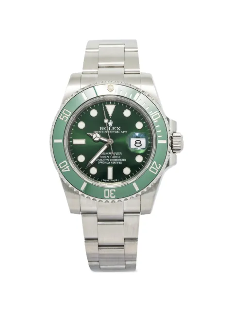 Rolex Submariner 40mm watch Green 116610LV