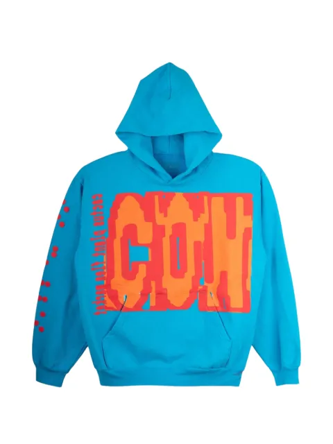 Travis Scott xComplexCon Willy Wonka graphic-print hoodie Blue CPFM63