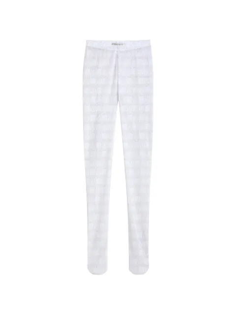 Contessa Mills Tarot graphic-print tights White CM1003302WHT