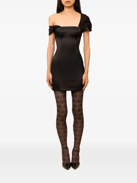 Contessa Mills Tarot off-shoulder mini dress Black CM8012233BLK