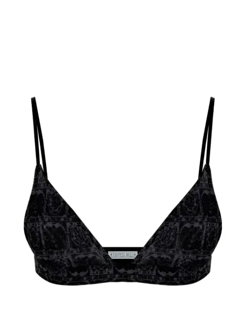 Contessa Mills Tarot-print bralette Black CM1001302BLK
