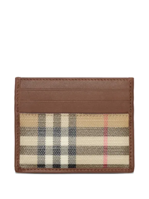 Burberry Check card case Brown 8128825
