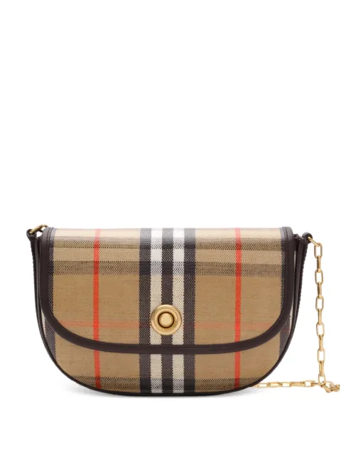 Burberry mini Highlands chain crossbody bag Neutrals 8128024