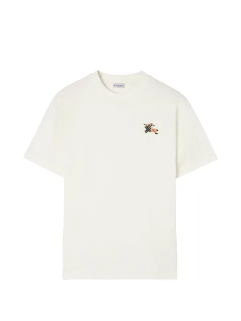 Burberry Knight cotton T-shirt White 8127950